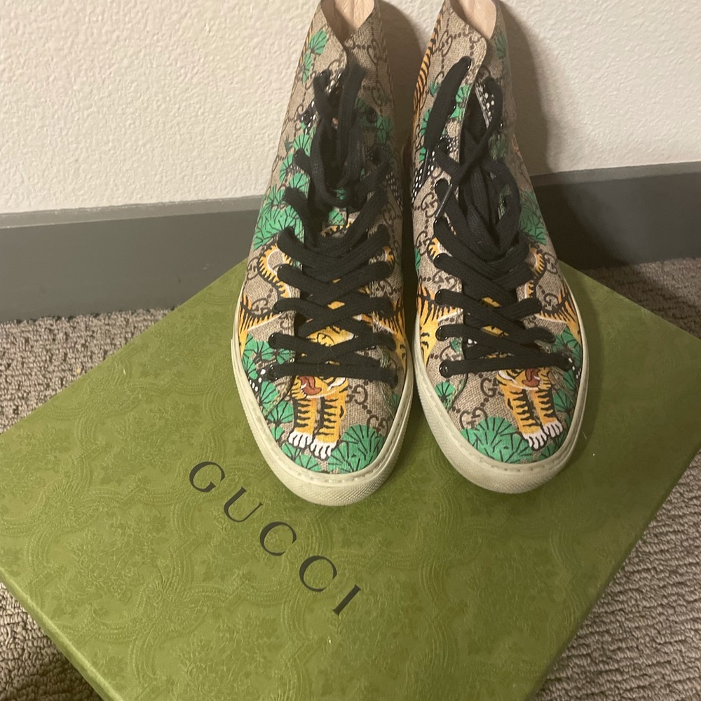 Tiger Gucci High Top Men’s Sneaker